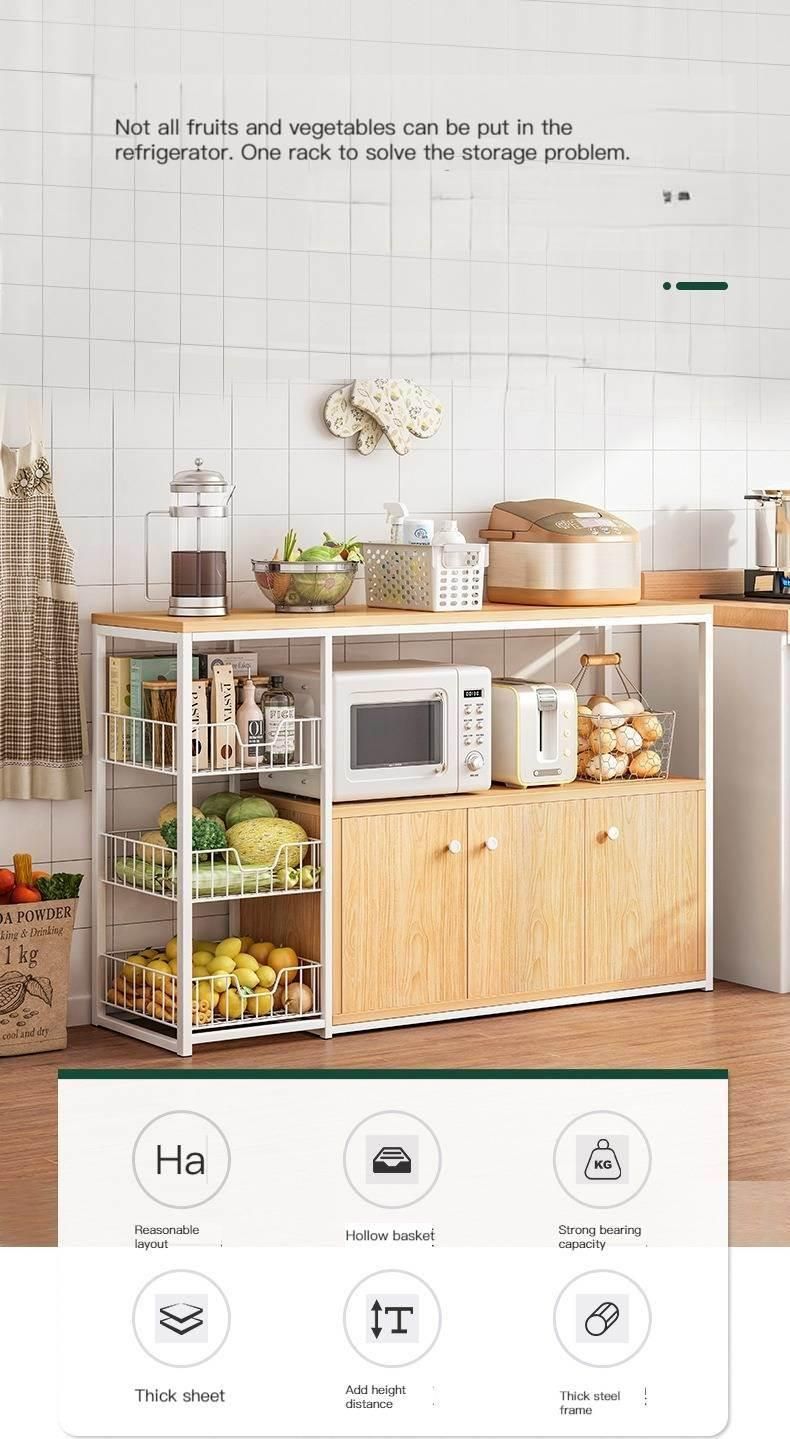 Kitchen Supplies Storage Shelf Standing Kitchen Rack