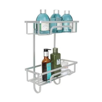 2 Tier Detachable Self Adhesive Rustproof Shower Caddy