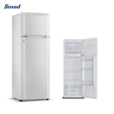 Smad 280L Home Double 2 Doors Fridge Top Freezer Refrigerators