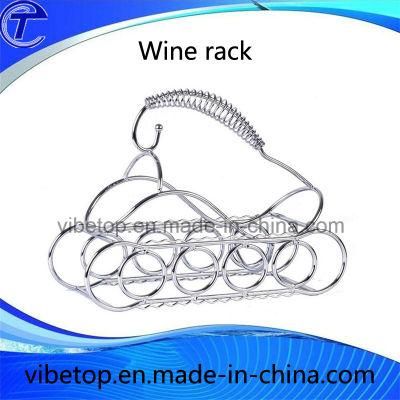 Fashionable and Cheapest Stainless Steel Wine Rack with High Quality