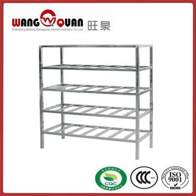 4 Tiers Restaurant Coldroom #304 Stainless Steel Kitchen Storage Rack