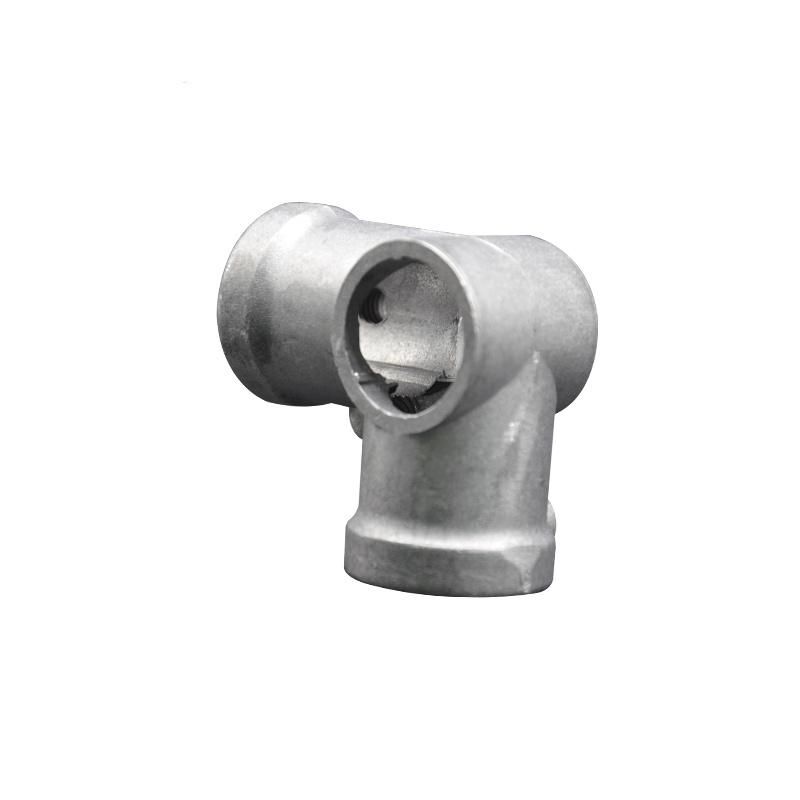 Aluminum Safety Folding Key Clamp 3 Way Through Connector Cross Pipe Fitting