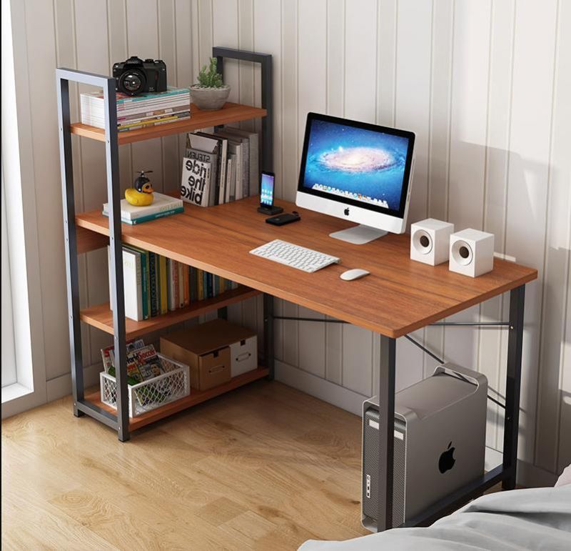 Simple Style Bookshelf Computer Desk Combination