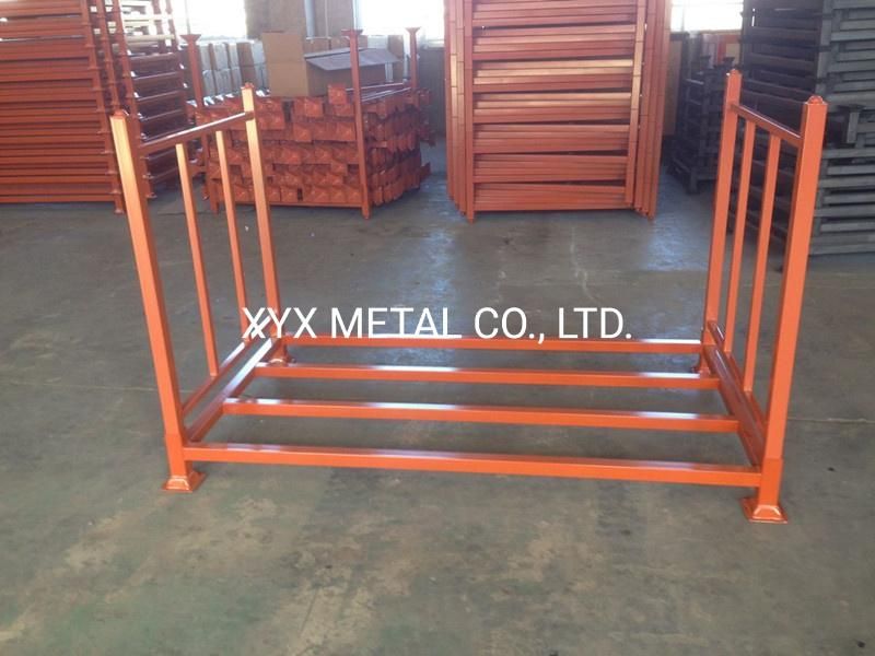 Portable Truck Tire Warehouse Storage Post Mobile Tire Rack