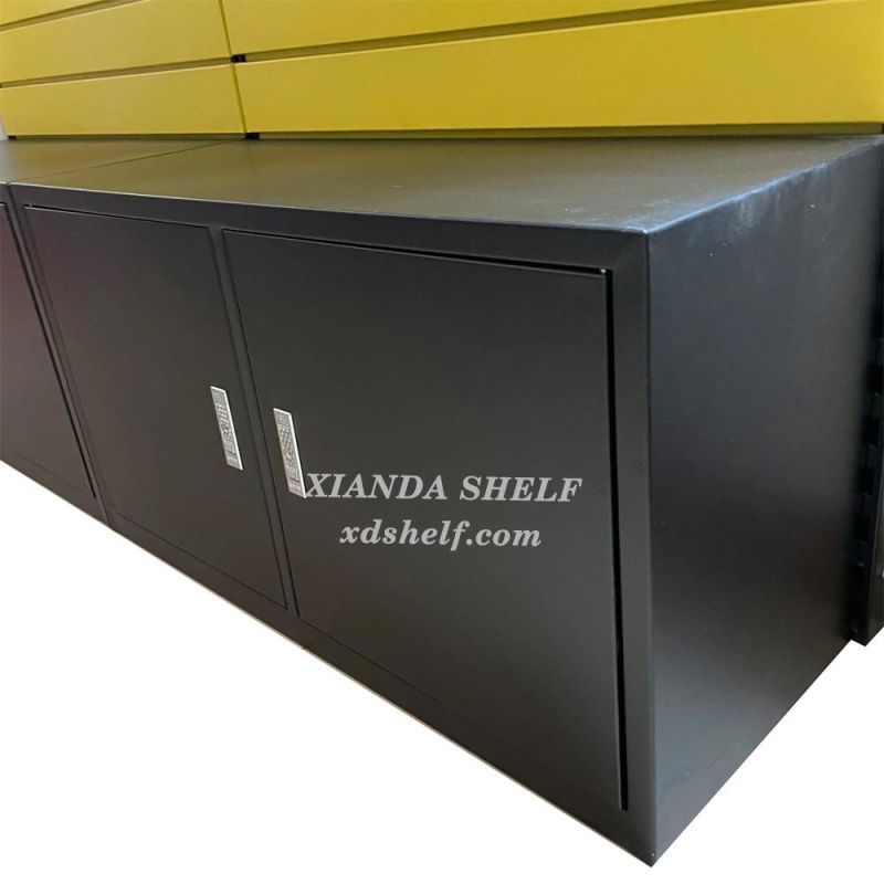 Stand Display Rack 900L *450d *2200h (mm) Slat Shelf Wall Shelving Upright