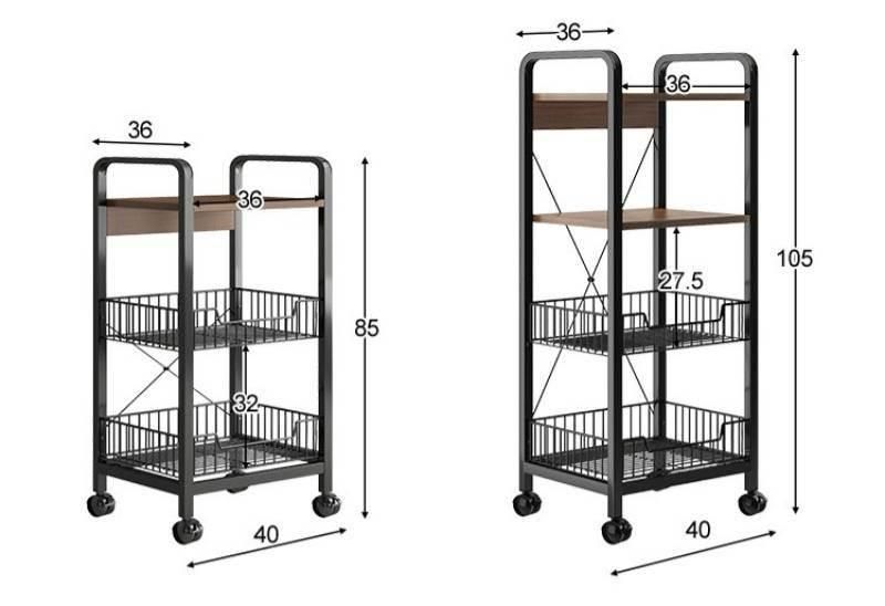 Kitchen Storage Rack Multi-Layer Microwave Oven Storage Rack