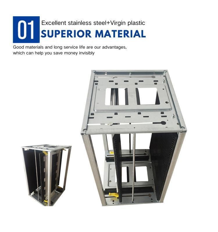 SMT Antistatic ESD Magazine Rack Anti Static PCB Storage Cart PCB Rack