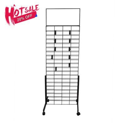 Giantmay Wholesale Hat Stand Display Rack for Retail Store Metal Mesh Shelves