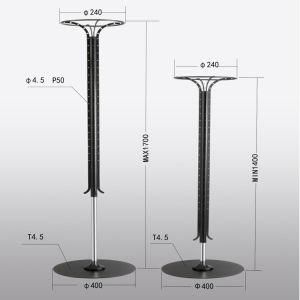 Metal Floor Standing Multiple Combinations Display Rack for Clothes/Hats