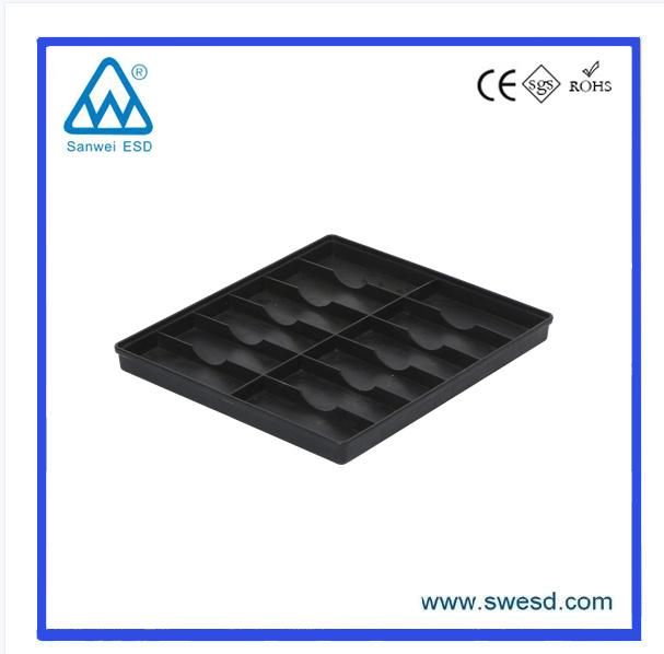 3W-9805123 Conductive Tray Antistatic Tray ESD Tray Packaging Tray with Grid