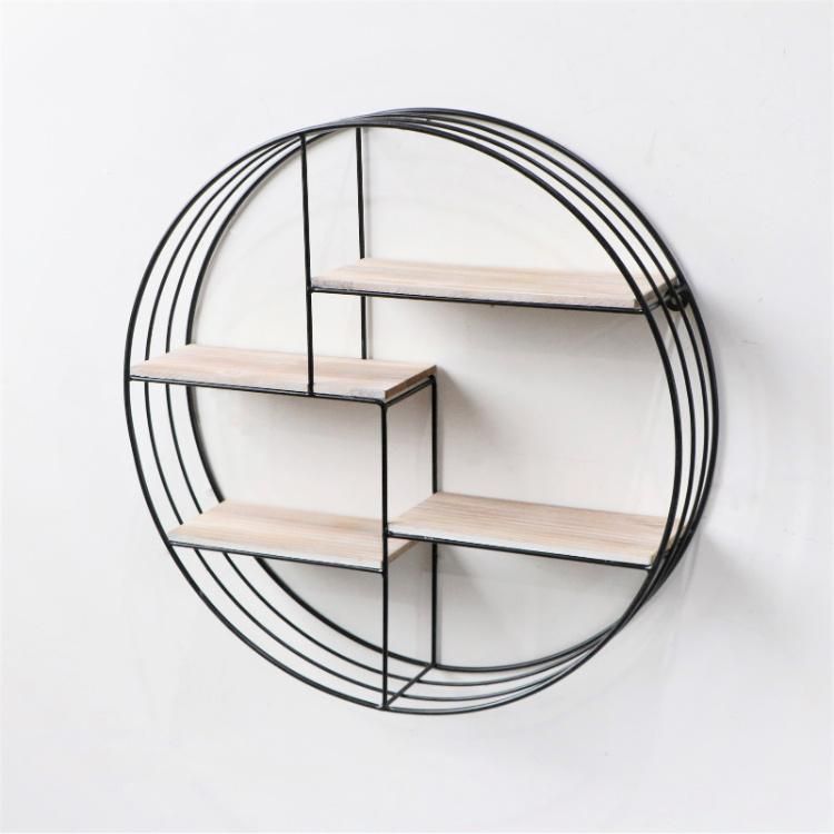 Wall Hanging Storage Rack Display Shelf Multi-Layer Living Room Simple Bookcase Full Wall Solid Wood Rack 2022