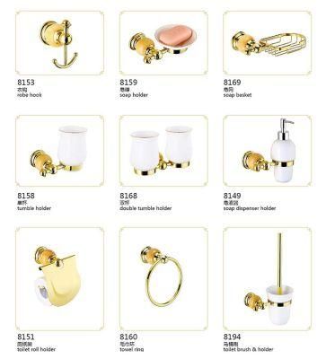 8300 Series Hot-Selling Bathroom Accessories&Fittings in Golden Color