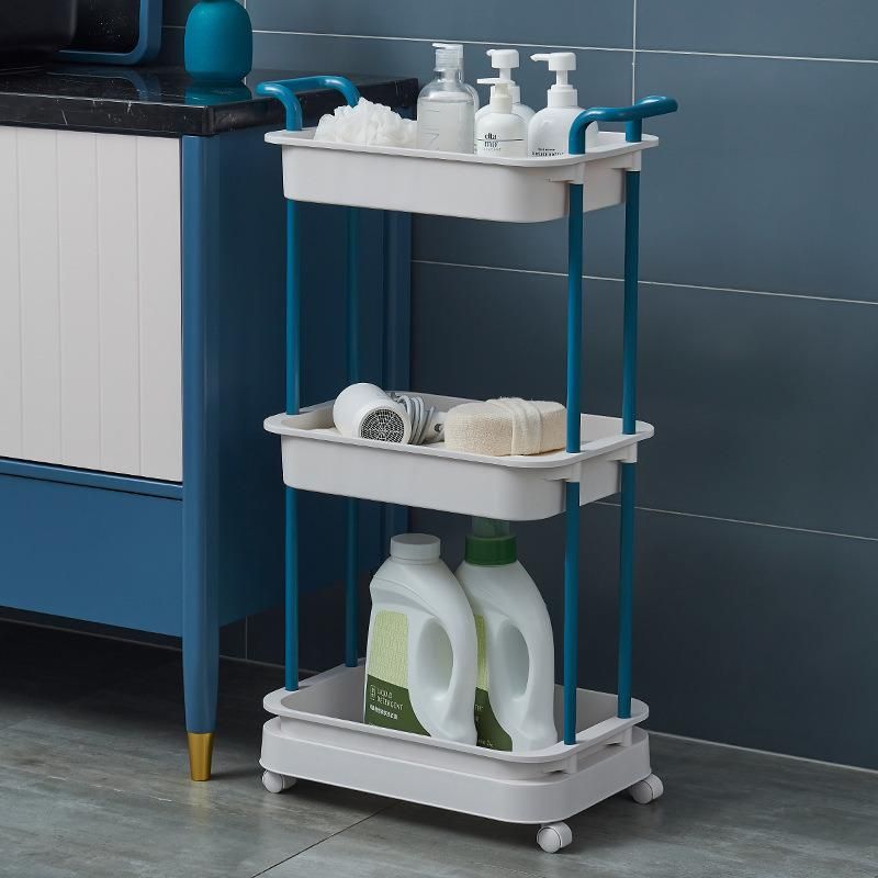 Toilet Shelf Toilet Bathroom Trolley Storage Rack Floor Multi-Layer Household Storage Rack
