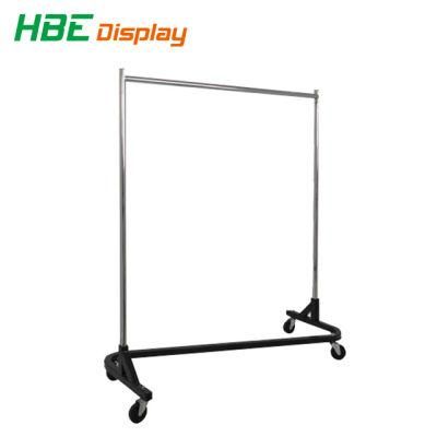 Folding Heavy Duty Rolling Clothing Garment Rack with Wheels