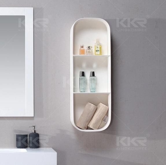 Recessed Wall-Mounted Solid Surface Shelf Bathroom Wall Shelf