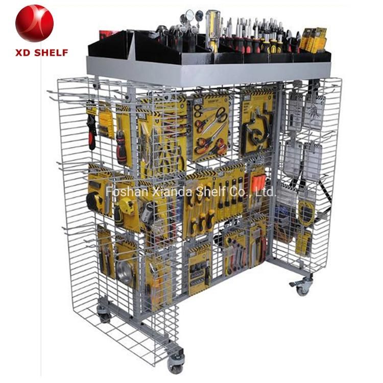 Carton Package Metal Xianda Shelf Customized China, Guangdong, Foshan Retail Advertising Display