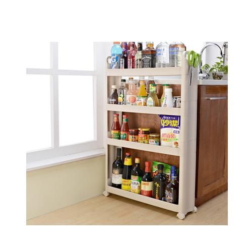 New Kitchen Plastic Storage Shelf Rack Wall Sucker