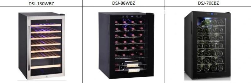 Hot Sale 17 Bottles Wine Cellar for Cooling Wine Dual Zone Wine Cooler