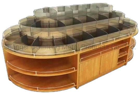 Supermarket Bulk Food Display Shelf Grain and Candy Display Stand