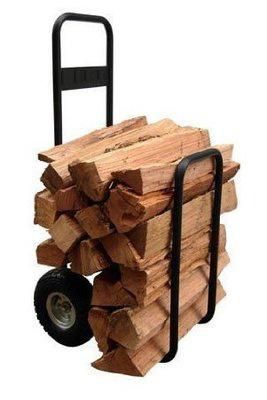 Steel Firewood Storage Racks with Wheels