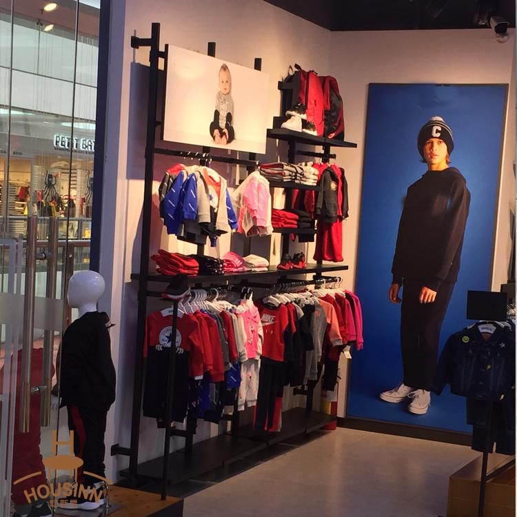 Sport Brand Clothing Shoes Display Wall Rack