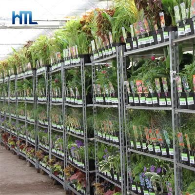 Hot DIP Galvanized Danish Nursery Garden Centre Dutch Plant Trolley