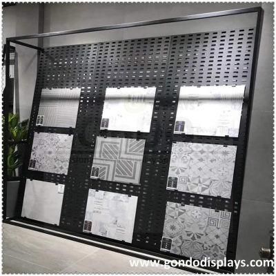 Stone &amp; Mosaic, Simple Style Laying Metal Ceramic Tile Display Stand