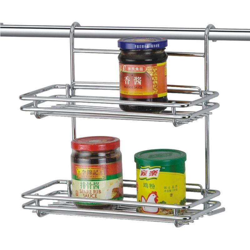 Kitchen Cloth Rack Wall Hanging Perforation-Free Countertop Shelf Sponge Dishcloth Drain Rack