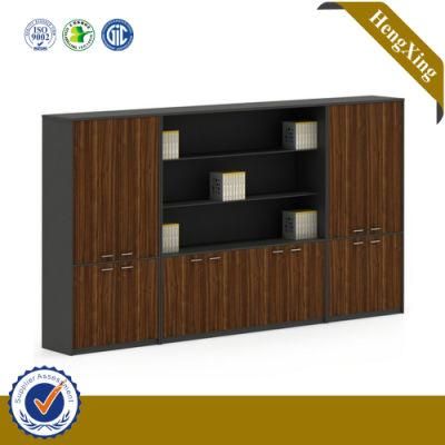 Glass Wooden Door Alumnium Bookshelf Storage Bookcase Office Bookcase