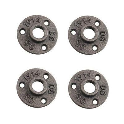 1/2&quot; 3/4&quot; Natural Cast Iron Pipe Fittings Floor Flanges Plumbing Fitting