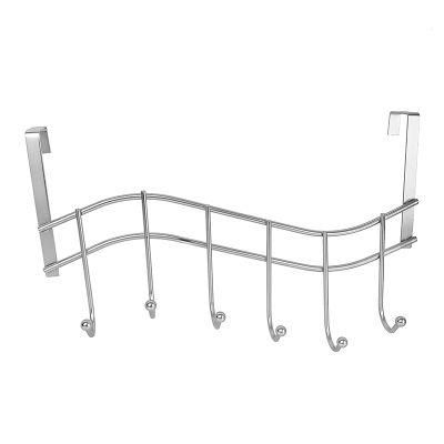 Sanitary Ware Over The Door Hook Coat Clothes Hanger Towel Rack