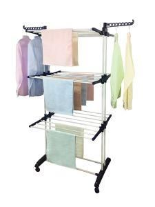 Folding Clothing Garment Dryer Rack 3 Tier Clothes Drying Rack Towel Rack