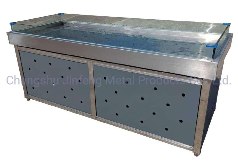 Supermarket Metal Exhibition Display Rack for Fresh Food