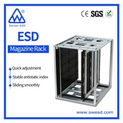 OEM ESD Magazine Rack PCB Tray ESD Shelf Storage Turnover Rack