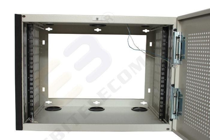 Perforated Grey Color Wall Mounting Network Cabinet Sever Rack