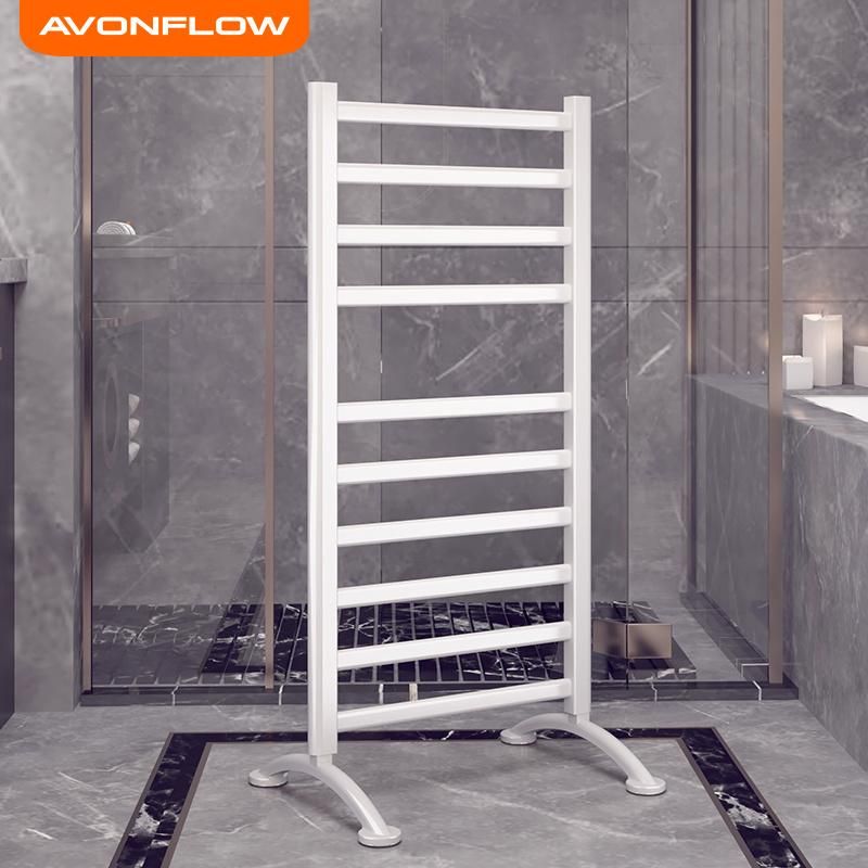 Avonflow Bathroom Heated Towel Rack Towel Warmer for Home White