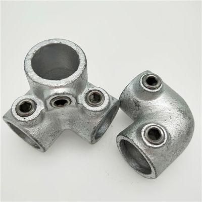 Galvanized Steel Tube Pipe Tube Clamp Handrail Guardrail Safety Tubular Fittings