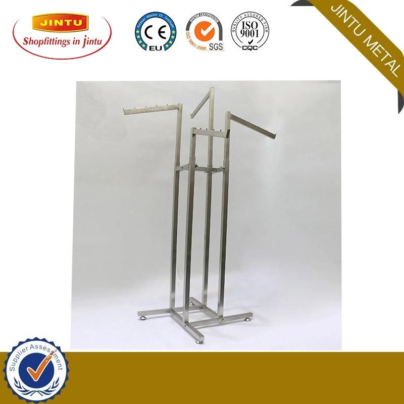 Fashion Custom Metal Cloth Display Stand Showroom Design for Retail Stores