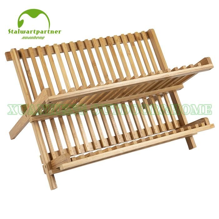 Organic Bamboo 6 Bottle Wine Rack Horizontal Storage Compact