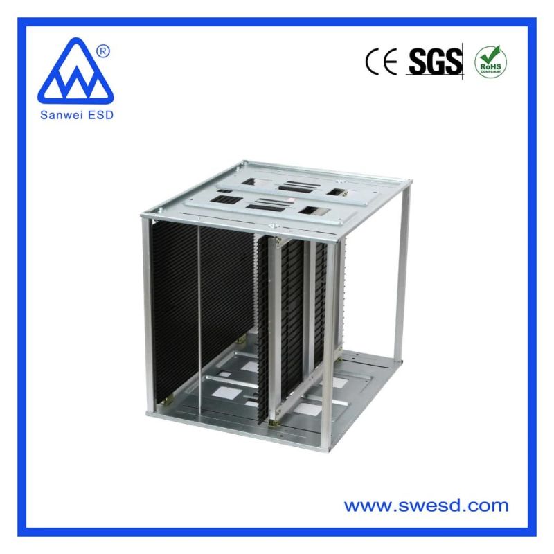 SMT Adjustable ESD Magazine Rack PCB Storage Rack