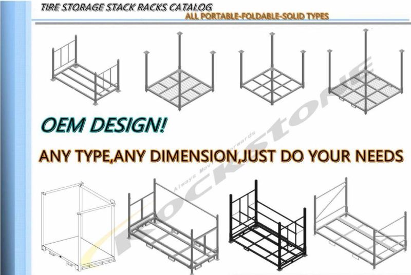 High Quality Warehouse Adjustable Truck Spare Storage Metal Tire Racking