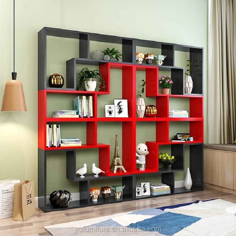 Free Combination of Bookcases and Bookshelves Against The Wall