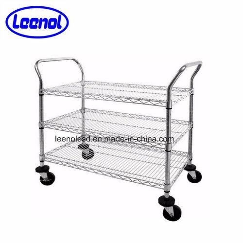 Antistatic Warhouse Shelf Trolley for Cleanroom Ln-1530606A