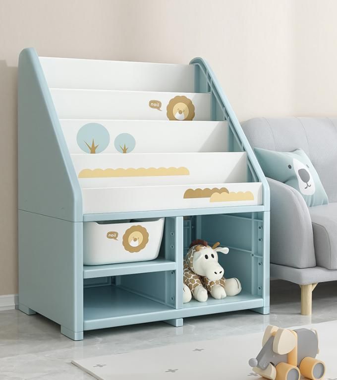 Toy Storage Rack, Children′ S Bookshelf, Picture Book Integrated Small Storage Rack