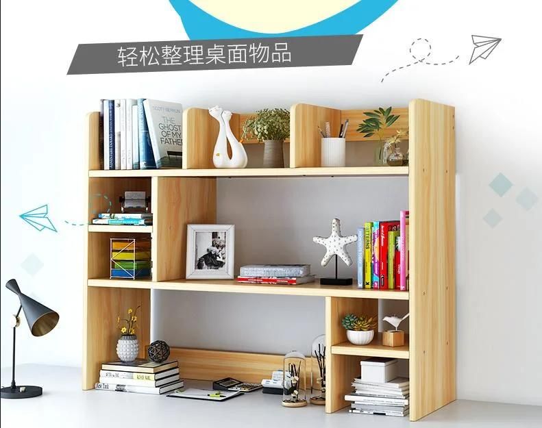 Desk Bookshelf Office Desktop Simple Desk Small Storage Shelf Bay Window Student Multi-Layer Shelves Bookcase