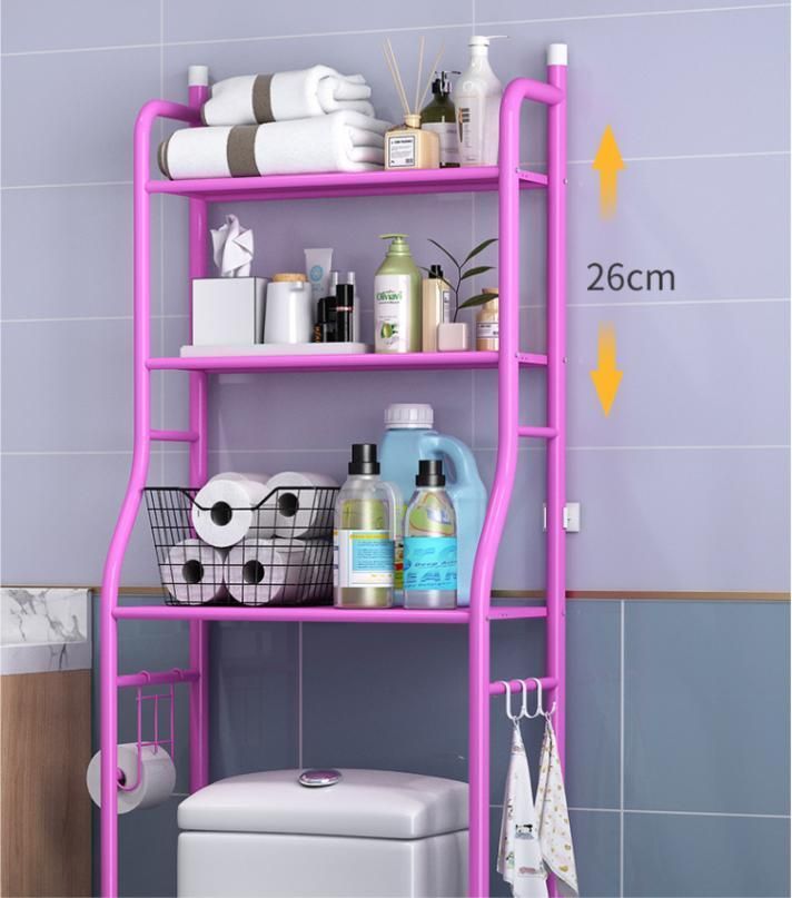 Bathroom Toilet Shelf Washing Machine Storage Shelf Bathroom Furniture