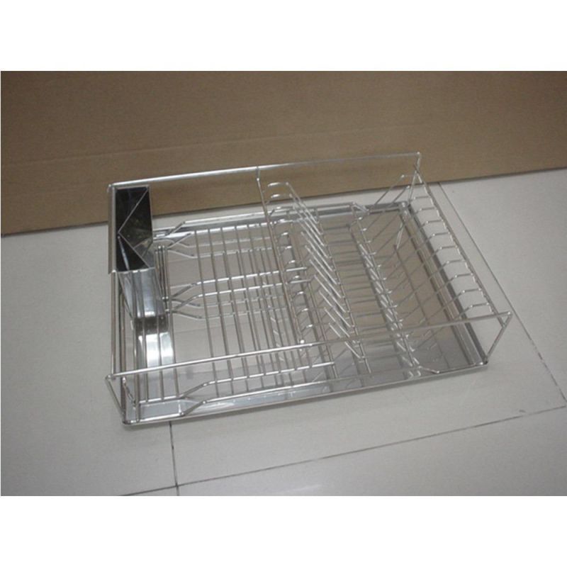 Dish Rack Foldable Plate Drying Rack Collapsible Dish Drainer Wooden Plate Rack Adjustable