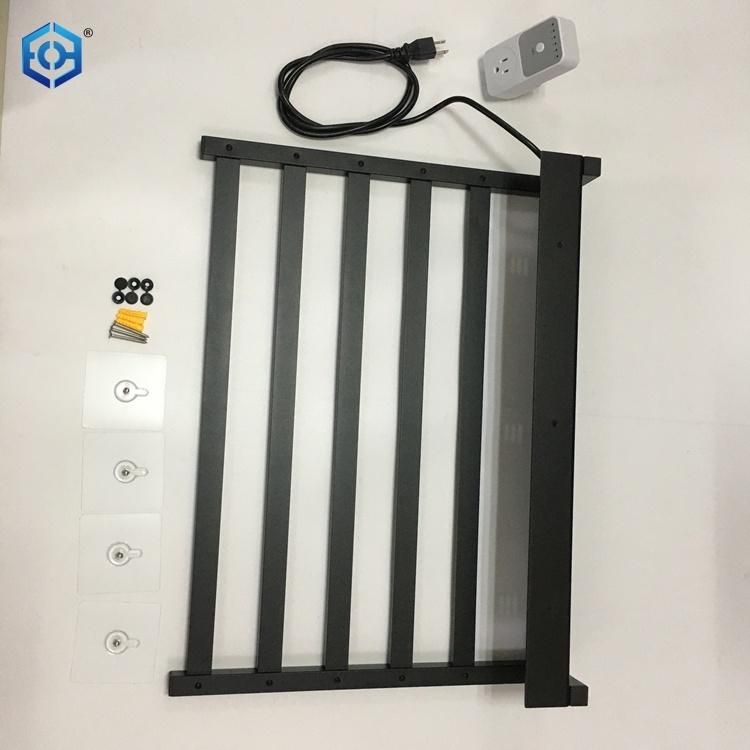 Stainless Steel Electric Towel Warmer Black Bathroom Accessories Towel Racks