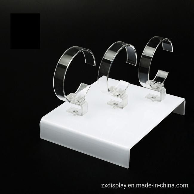 Luxurious White Acrylic Watch Display Stand for Rolex Omega