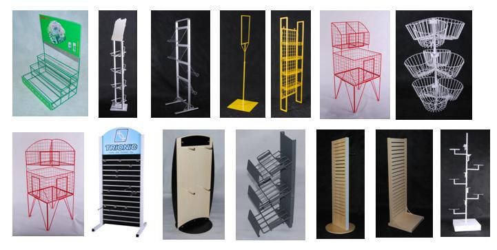Customized Durable Metal Exhibition Display Stand/Display Rack for Tile Exhibition/Advertising Equipment